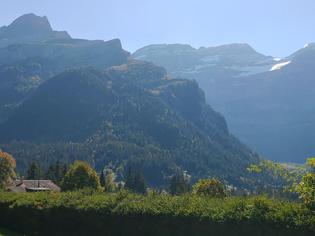 Studio Avec Vue Splendide Sur Les Diablerets Kültér fotó