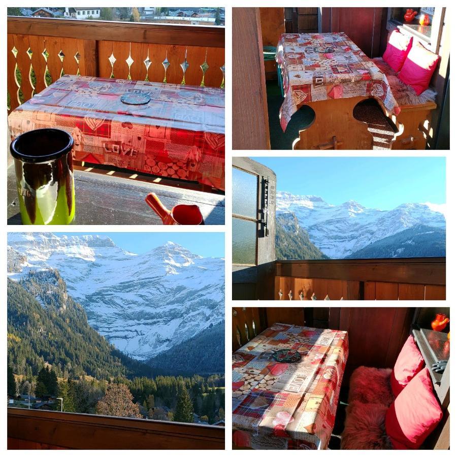 Studio Avec Vue Splendide Sur Les Diablerets Kültér fotó