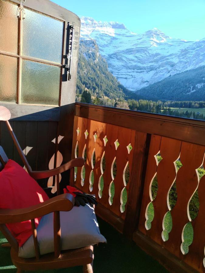 Studio Avec Vue Splendide Sur Les Diablerets Kültér fotó