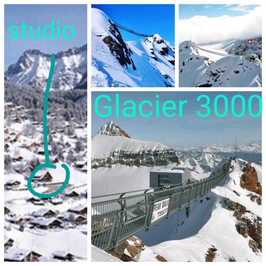 Studio Avec Vue Splendide Sur Les Diablerets Kültér fotó