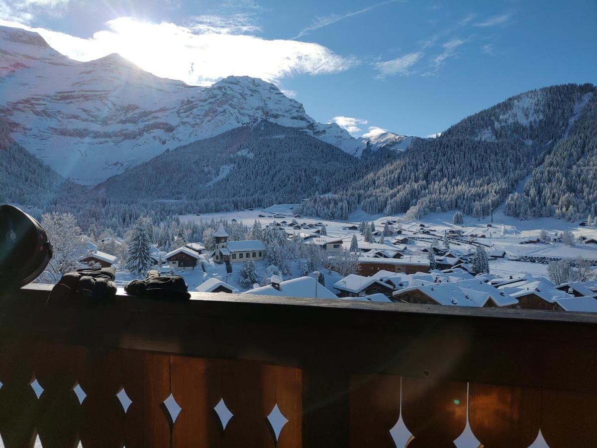Studio Avec Vue Splendide Sur Les Diablerets Kültér fotó