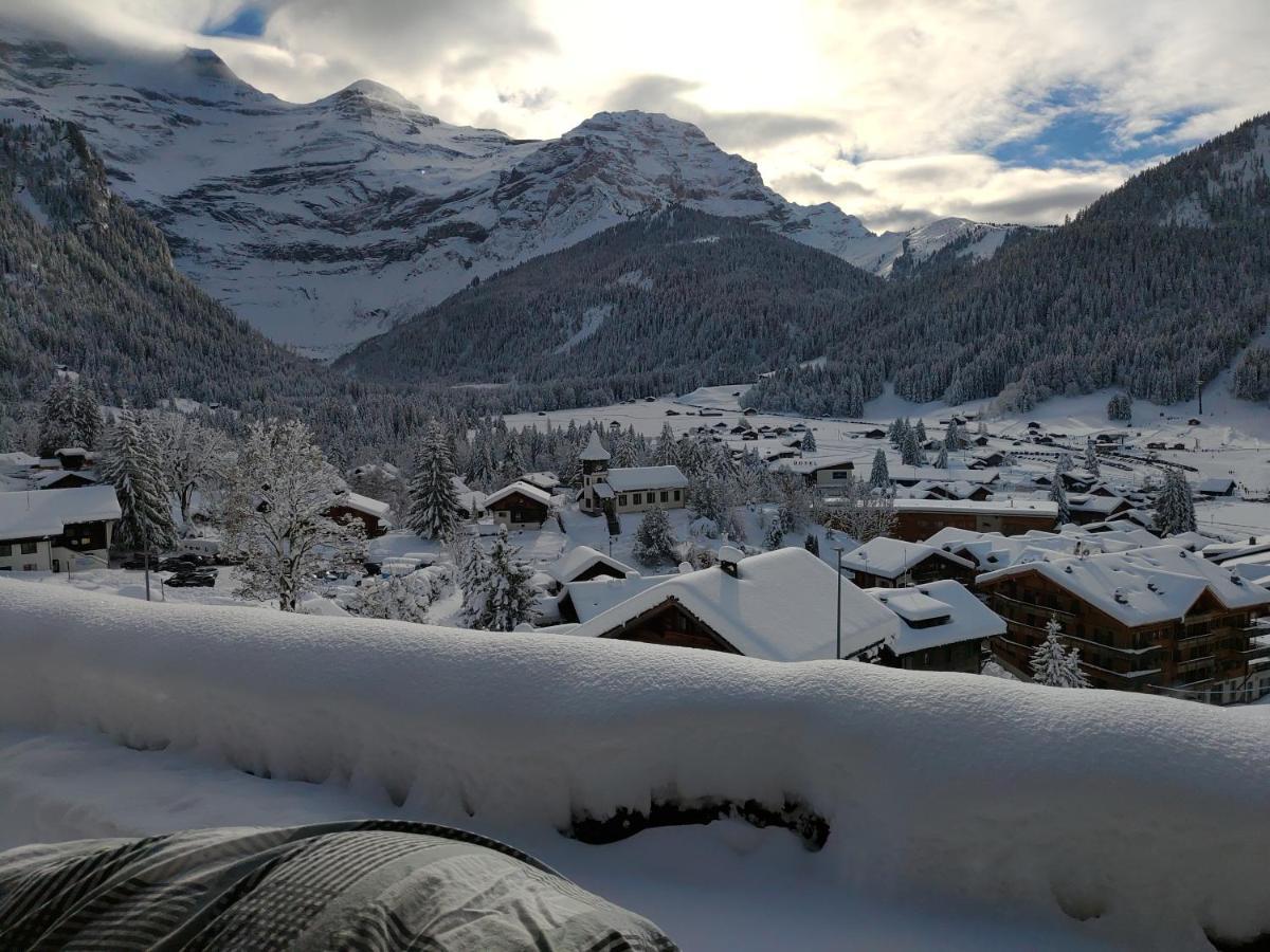 Studio Avec Vue Splendide Sur Les Diablerets Kültér fotó