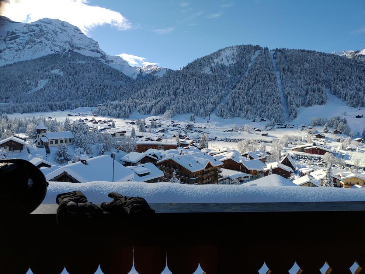 Studio Avec Vue Splendide Sur Les Diablerets Kültér fotó