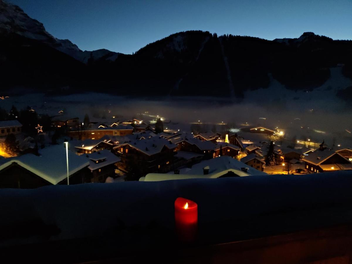 Studio Avec Vue Splendide Sur Les Diablerets Kültér fotó